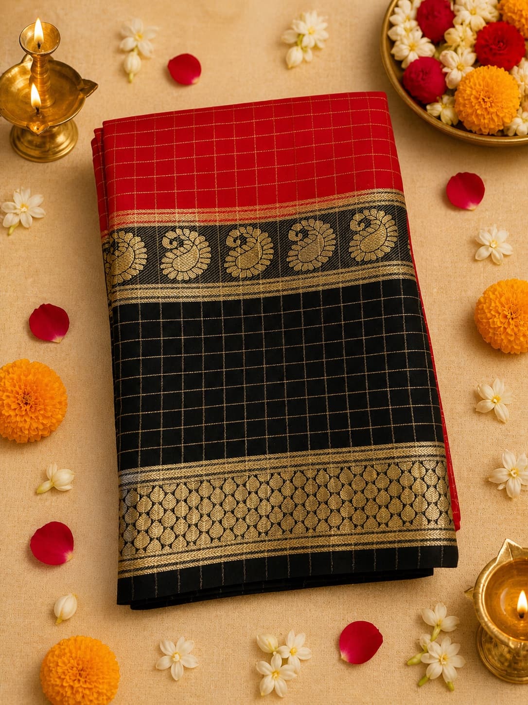 Mysore Crape Silk Saree