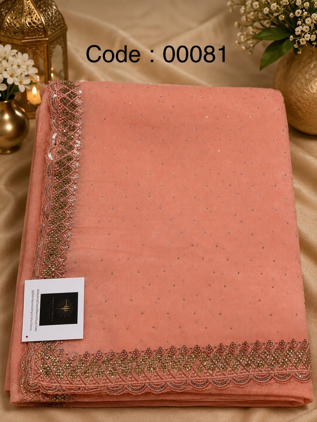 Chiffon Fancy Saree Baby Pink