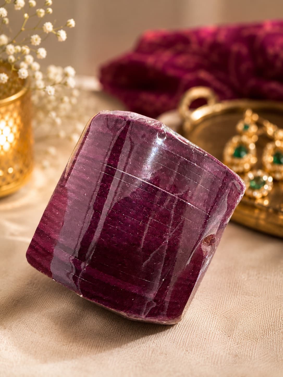 Purple Velvet Bangles