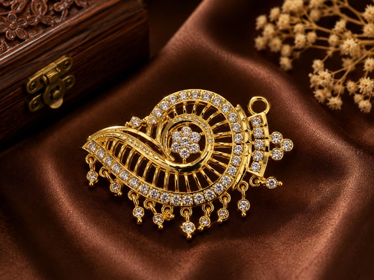 White Stone Pendant